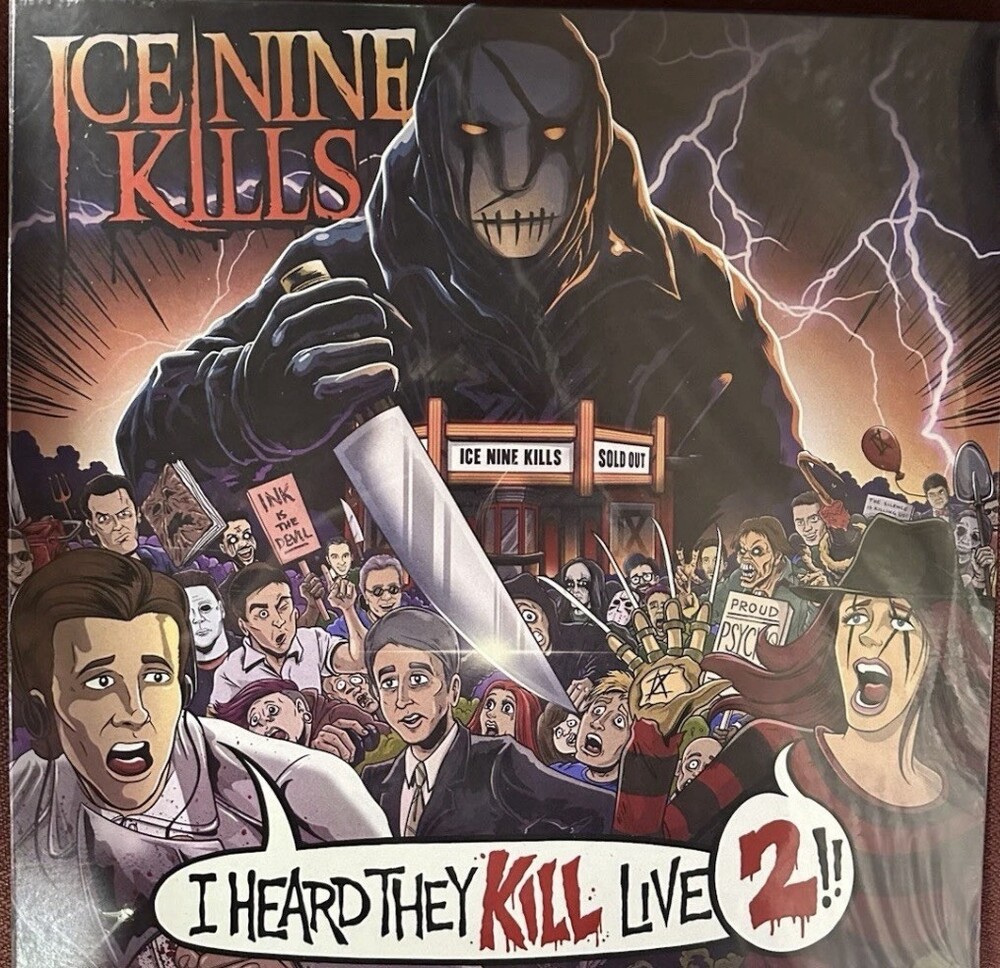 ICE NINE KILLS - I HEARD THEY KILL LIVE 2 2LP - LTD. 500 - SANGRIA Color Vinyl